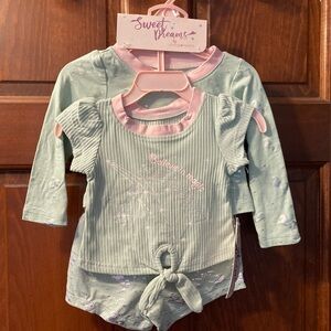 Girls 3 Piece Pajama Set. NWT.‎